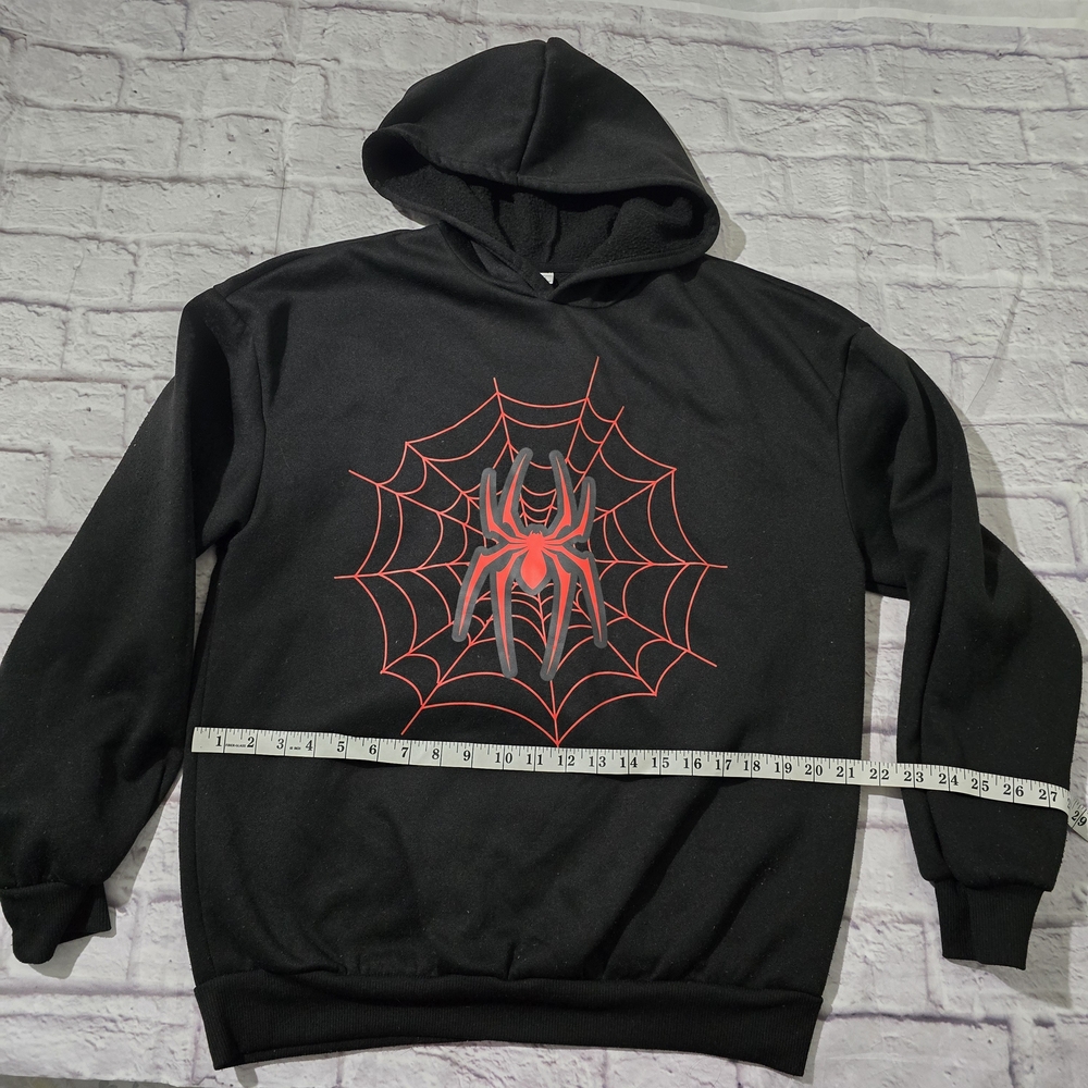 Black Spider Web Hoodie